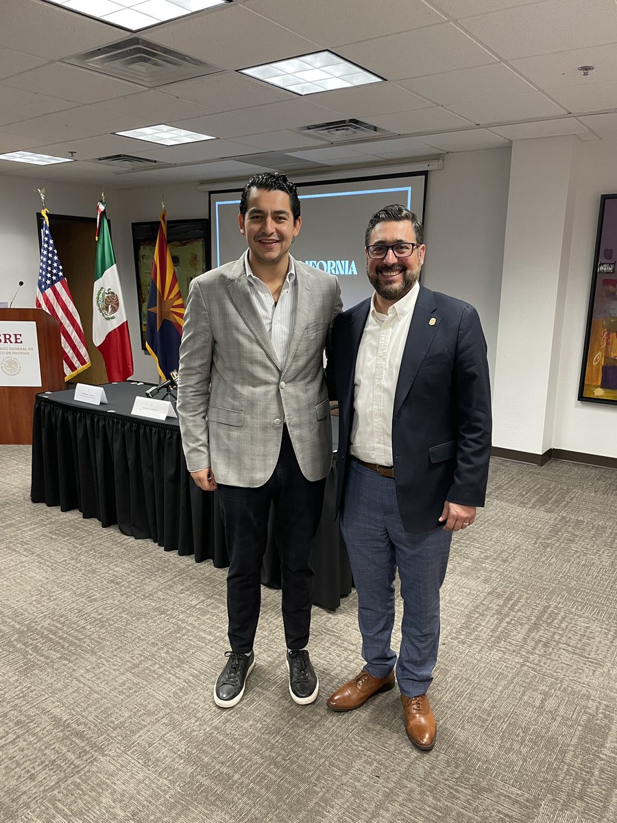 Los secretarios de turismo de Sonora y Baja California se encuentran de visita en el consulado de México en Phx. Están promoviendo sus estados como destinos para los Arizoneses. Hablamos de seguridad pública, derrama económica, entre otros. Los detalles por <a href="/TelemundoAZ/">Telemundo Arizona</a>