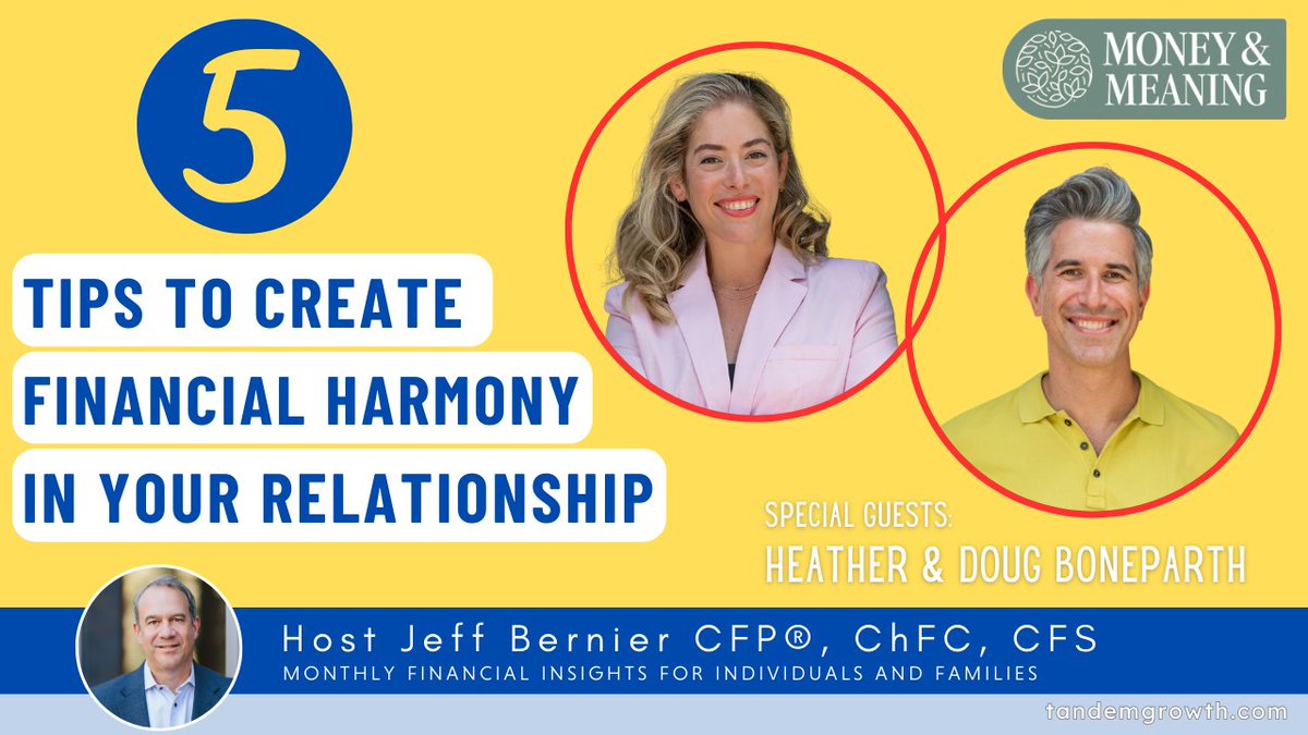 💞💰Ready to tackle money matters together? 

Check out <a href="/dougboneparth/">Douglas A. Boneparth</a> &amp; <a href="/averagejoelle/">Heather Joelle Boneparth</a> sharing 5 tips for financial harmony in relationships on The Money &amp; Meaning Show!  youtu.be/-SoOKBLXsts

Full episode here ➡️ bit.ly/4bisRbF

#moneyandmeaning #financialharmony