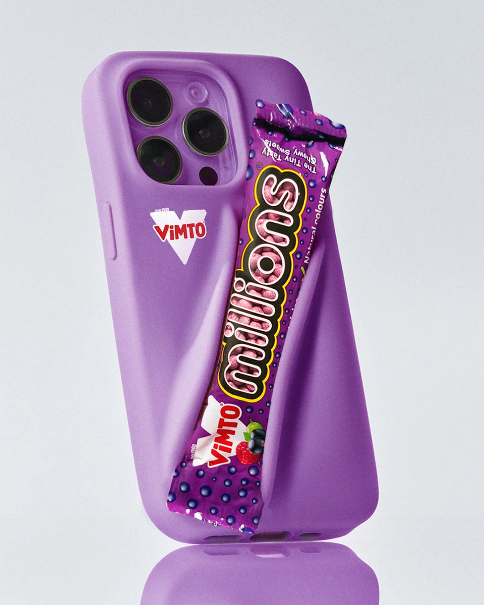 vimto's tweet image. If you're on the waitlist for the Rhode case, we've got something better for ya. This is made for holding your two most essential items - your phone and your Vimto Millions. 🍇🤳 #Vimto