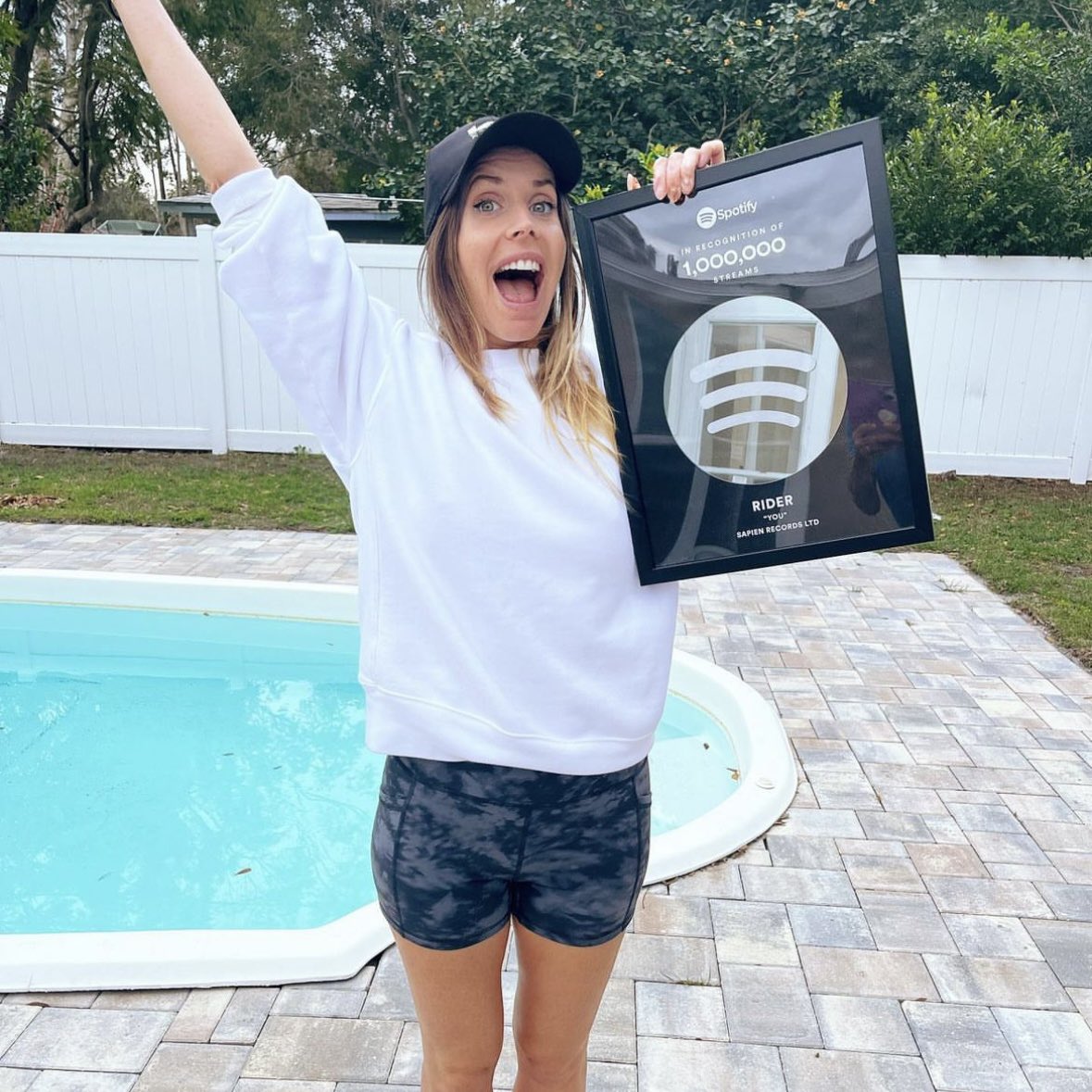 Thank you SOOO much to all who dig this song! My song ‘You’ has now reached over 1 million plays <a href="/Spotify/">Spotify</a> Whaaat?!? 🤪🥳 Thank you <a href="/SapienRecords/">Sapien Records Ltd</a>
 Definitely gonna be hanging up in my studiooo! 😃 Just so grateful for all of you who resonate with my music! ❤️ It’s my happiness!