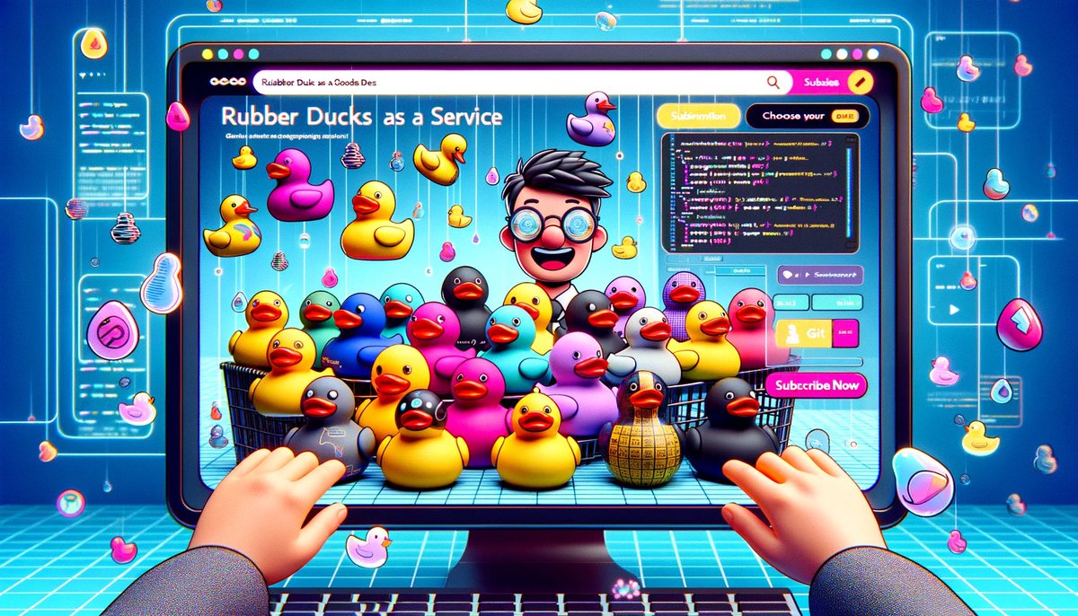 Mr_BenW's tweet photo. @LBacaj AI copilots are Rubber-Ducks-as-a-Service (RDaaS) https://t.co/bzclcREybL