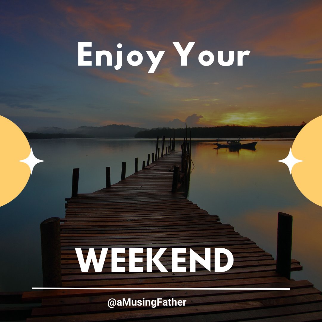 aMusingFather's tweet photo. Who's ready to kick back and relax? 🎉 It's finally the weekend, time to unwind, recharge, and maybe sprinkle in a few laughs along the way! What are your weekend plans? Share them with us! #WeekendVibes #ChillTime #RelaxAndLaugh 😊✨ https://t.co/veEQ2DSVra