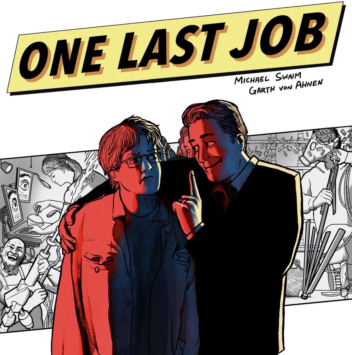 I did another cool thing! This time it's a comic book, drawn by the fabulous <a href="/artbygarth/">Garth von Ahnen</a>. It's a heist story with a twist, and if you like my short fiction I think you'll like this. Only six bucks! If we sell enough we'll do more!

You can find it at... patreon.com/smallbeans/shop