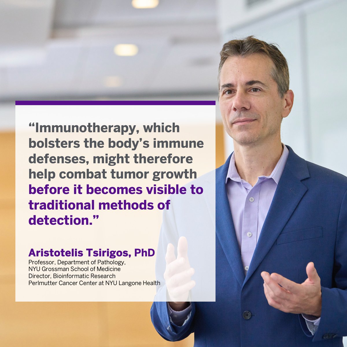 Perlmutter Cancer Center at NYU Langone Health (@perlmutter_cc) on Twitter photo Gene expression in tumor-adjacent tissue holds significant prognostic insight in predicting lung adenocarcinoma reoccurrence, <a href="/NYUGSOM_Path/">NYU GSOM Pathology</a> research finds.
Learn more with investigators Dr. Igor Dolgalev (<a href="/bioigor/">Igor Dolgalev</a>) & Dr. Aristotelis Tsirigos (<a href="/artsinyc/">Aristotelis Tsirigos</a>): bit.ly/3SKy97u Gene expression in tumor-adjacent tissue holds significant prognostic insight in predicting lung adenocarcinoma reoccurrence, <a href="/NYUGSOM_Path/">NYU GSOM Pathology</a> research finds.
Learn more with investigators Dr. Igor Dolgalev (<a href="/bioigor/">Igor Dolgalev</a>) & Dr. Aristotelis Tsirigos (<a href="/artsinyc/">Aristotelis Tsirigos</a>): bit.ly/3SKy97u