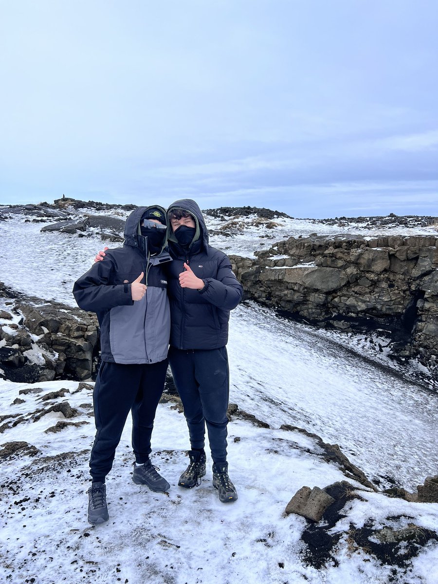 MissDouglassGG's tweet photo. First stop of many on our #Iceland2024 adventure 🇮🇸 Bridge between the continents ✅ https://t.co/LtpPFf6z5R