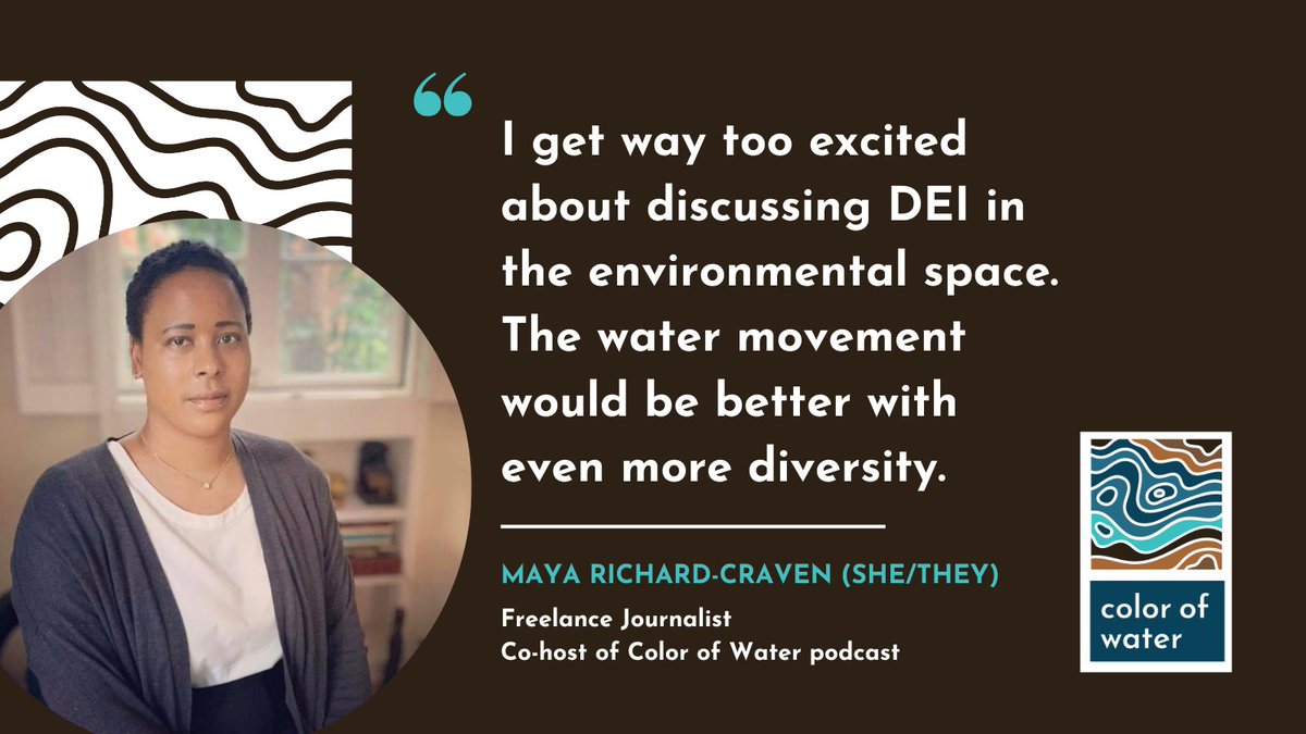 Honoring @mrichard_craven for #BlackHistoryMonth! A freelance journalist, her work centers on climate justice and inequitable impacts on Black communities. Read her work in <a href="/ScalawagMag/">Scalawag</a>: scalawagmagazine.org/2023/11/hurric…

More water experts➡️ colorofwater.info