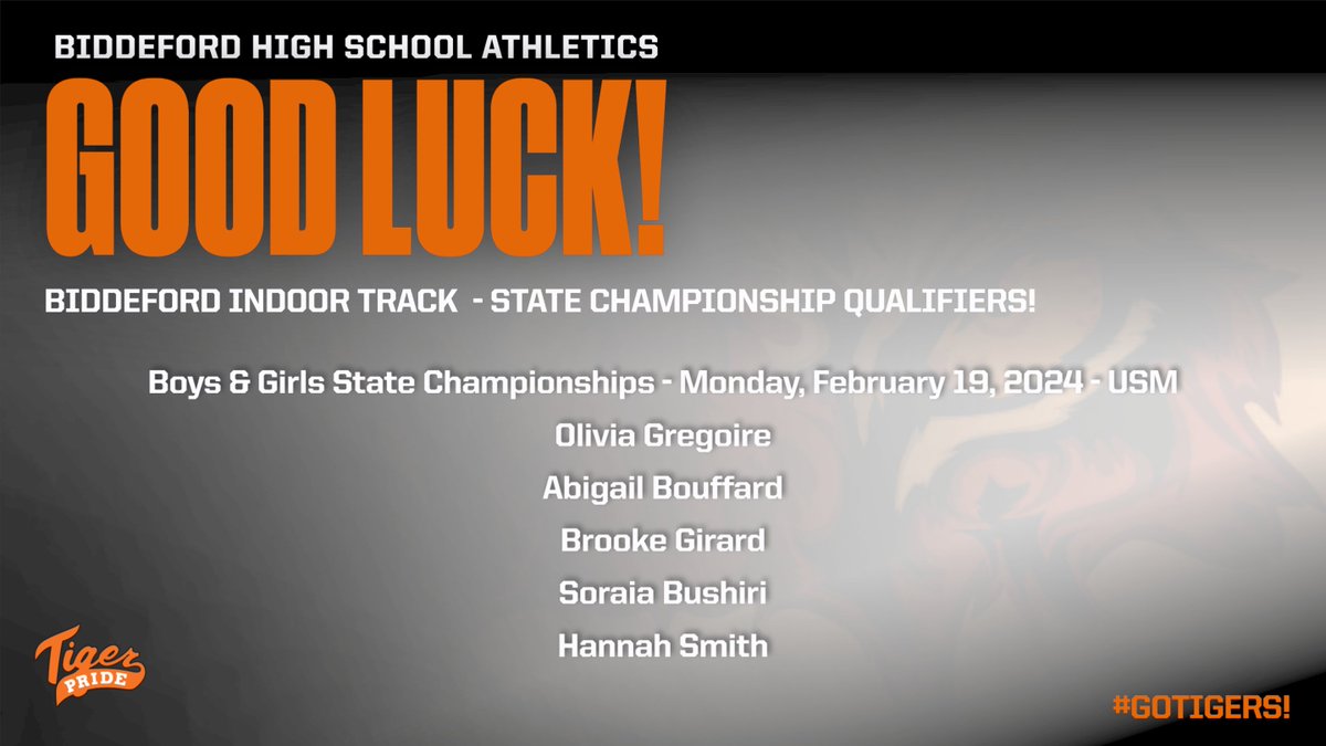 BiddHSAthletics's tweet photo. Good luck! https://t.co/MUi4TVutlv