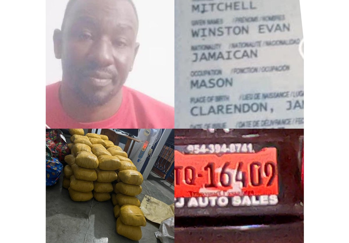 AyitiBranche's tweet photo. #Trafikdwòg
Nan kad yon operasyon, #Lapolis nan vil #Okap rive arete sitwayen orijinè peyi #Jamayik ki rele Mitchell Winston Evan (47 lane) epi sezi 78 pake mariwana pou 192,5 Kg sou wout ayopò a. Chofè a, Amos Lebrun, gentan chape poul li.
#AyitiBranche https://t.co/KRdUeyhyeN