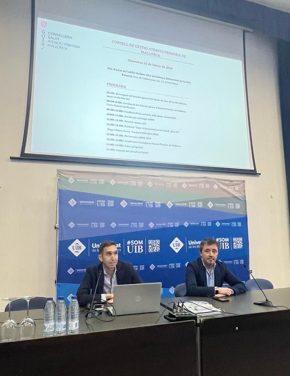 CNuredunna's tweet photo. Avui el nostre equip directiu ha acudit al Consell de Gestió d'Atenció Primària de Mallorca
On han parlat dentre altres coses de la posada en comú d'accions estratègiques, infraestructures, pla formatiu i assoliments en investigació.
#primariadeprimera
@apmallorca @ibsalut https://t.co/kzcMsqWTt0