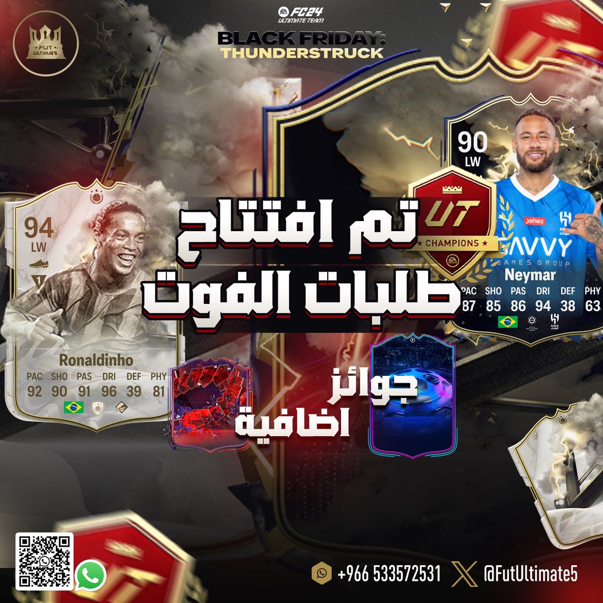 FutUltimate5's tweet photo. متجركم كالعادة ضبطكم 🤩
طلبات الفوت الان متاحة لجميع الرانكات 😍

ارتاح وسلمنا الحساب للطلب عن طريق رابط الواتساب ⬇️

https://t.co/p5tyFDGTEy https://t.co/XR8da9qMbR