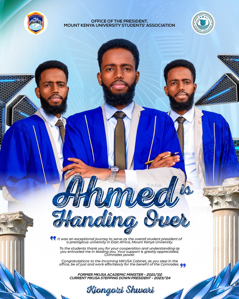Today marks the end of our regime. You have been an inspiration to many, Man of action and few words. It was a good adventure working under you. Thank you for creating a positive work environment where ideas are valued and everyone feels motivated.  Keep going and good luck.