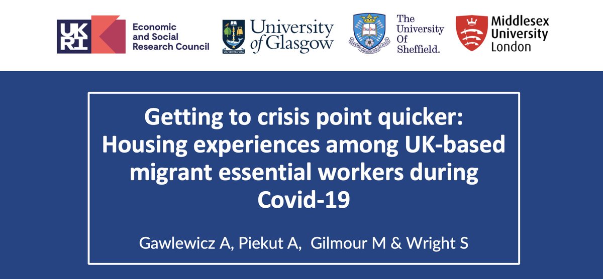Thrilled to share @MigrEssentWork findings on housing experiences among UK-based 🇵🇱 migrant essential workers during #Covid19 as part of the #housing #precarity symposium at the @Sydney_Uni on 16 Feb 🤓