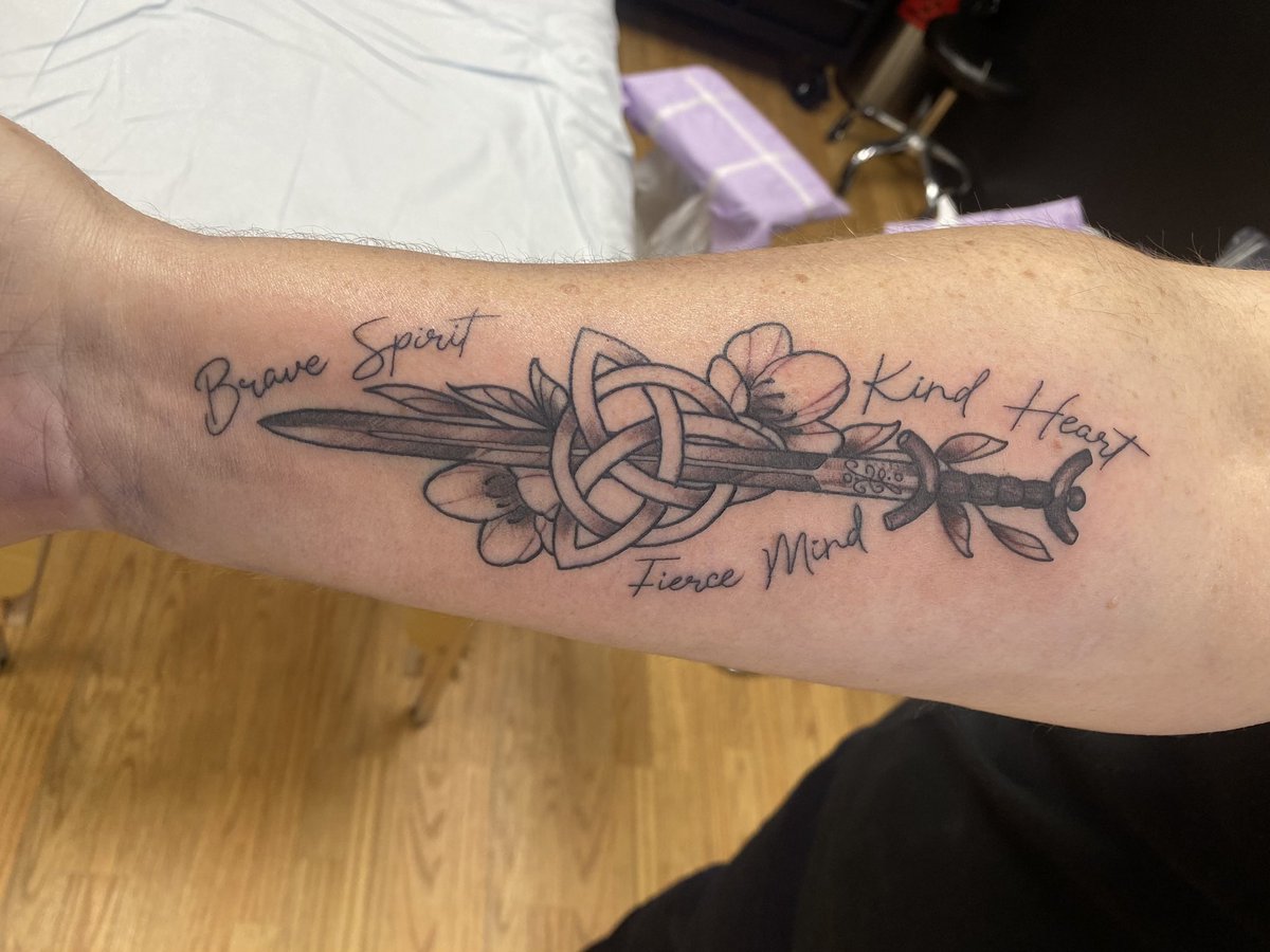 My most recent one. I got it before I testified against my CSA abuser, so I could look at it while I was on the stand to remind myself that I am strong
