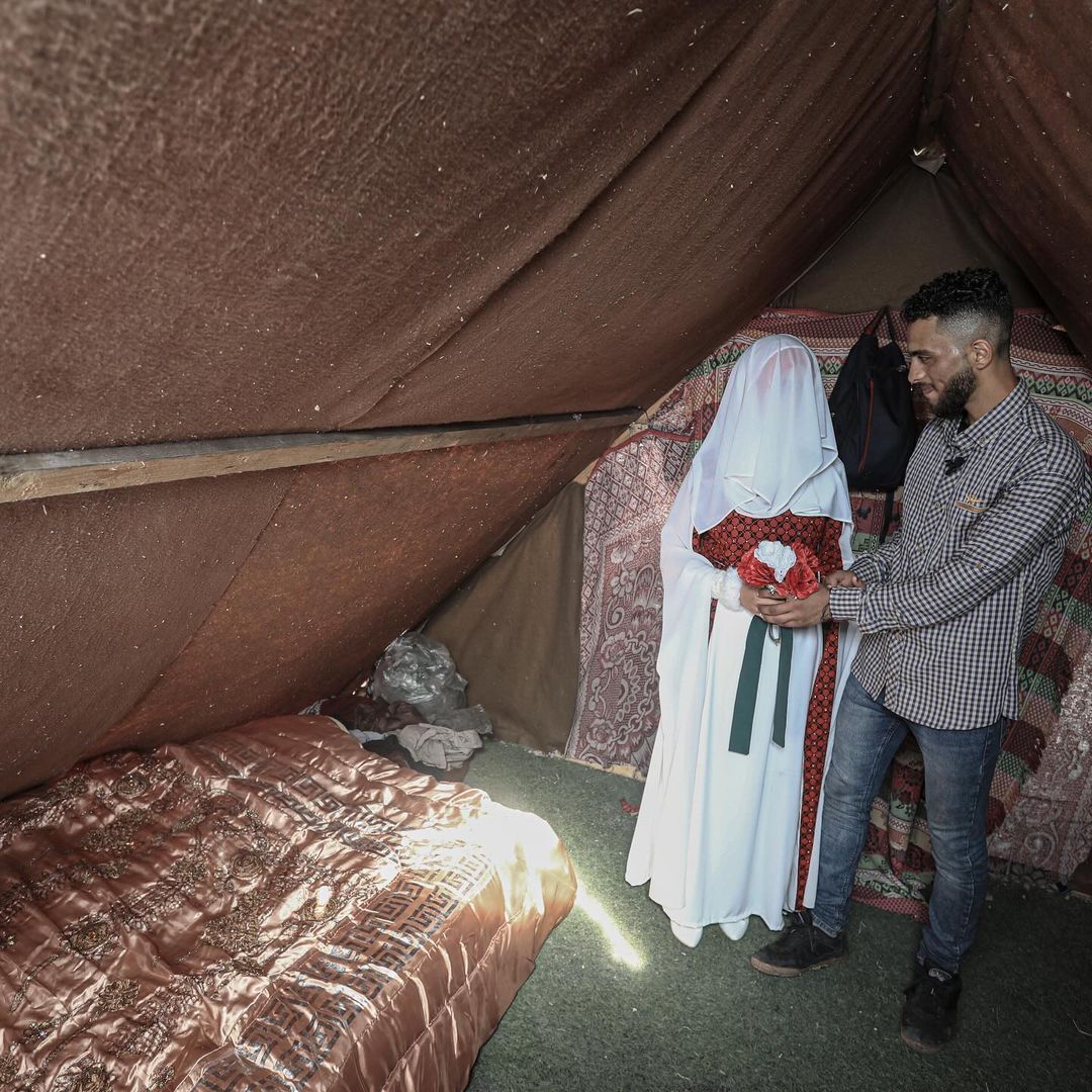 Gaza_Psych's tweet photo. Love in the time of genocide. Deceiving death, engaging life. https://t.co/NI3UkrYAyu