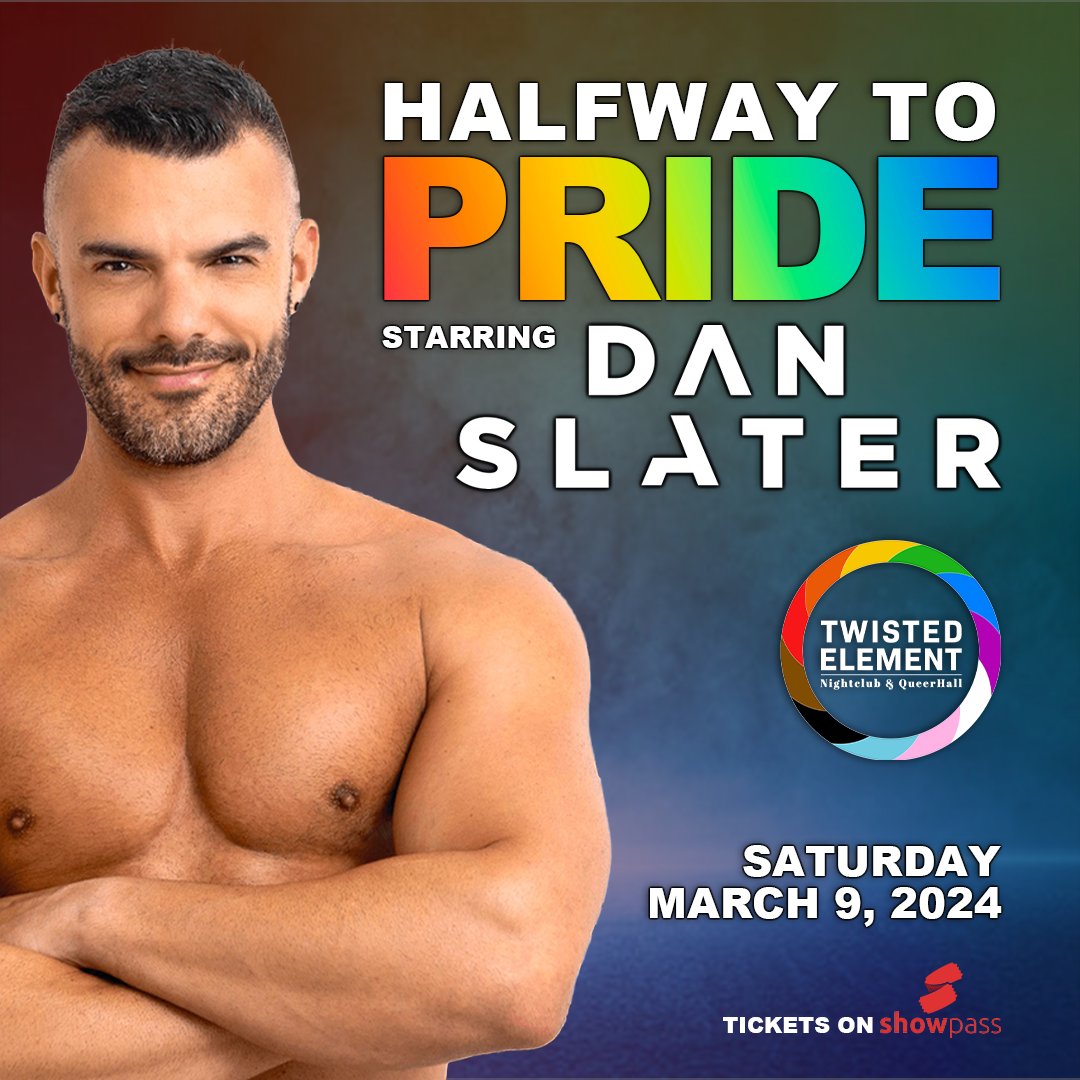 🎉 Get ready to dance the night away at our Halfway to Pride Party with none other than DJ <a href="/DanielSl8r/">Dan Slater</a>! 🌈 

l8r.it/euTY