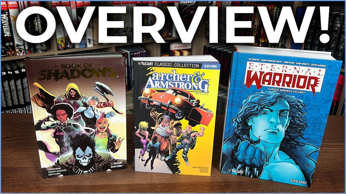 Happy FRIDAY, Minties! 

The Uncanny Omar has THREE awesome overviews for you today that are all coming from @ValiantComics! 

Check it out:

bit.ly/49hwWLY

#comics #comicbooks #graphicnovels #omnibus #valiant #barrywindsorsmith #archerandarmstrong #eternalwarrior