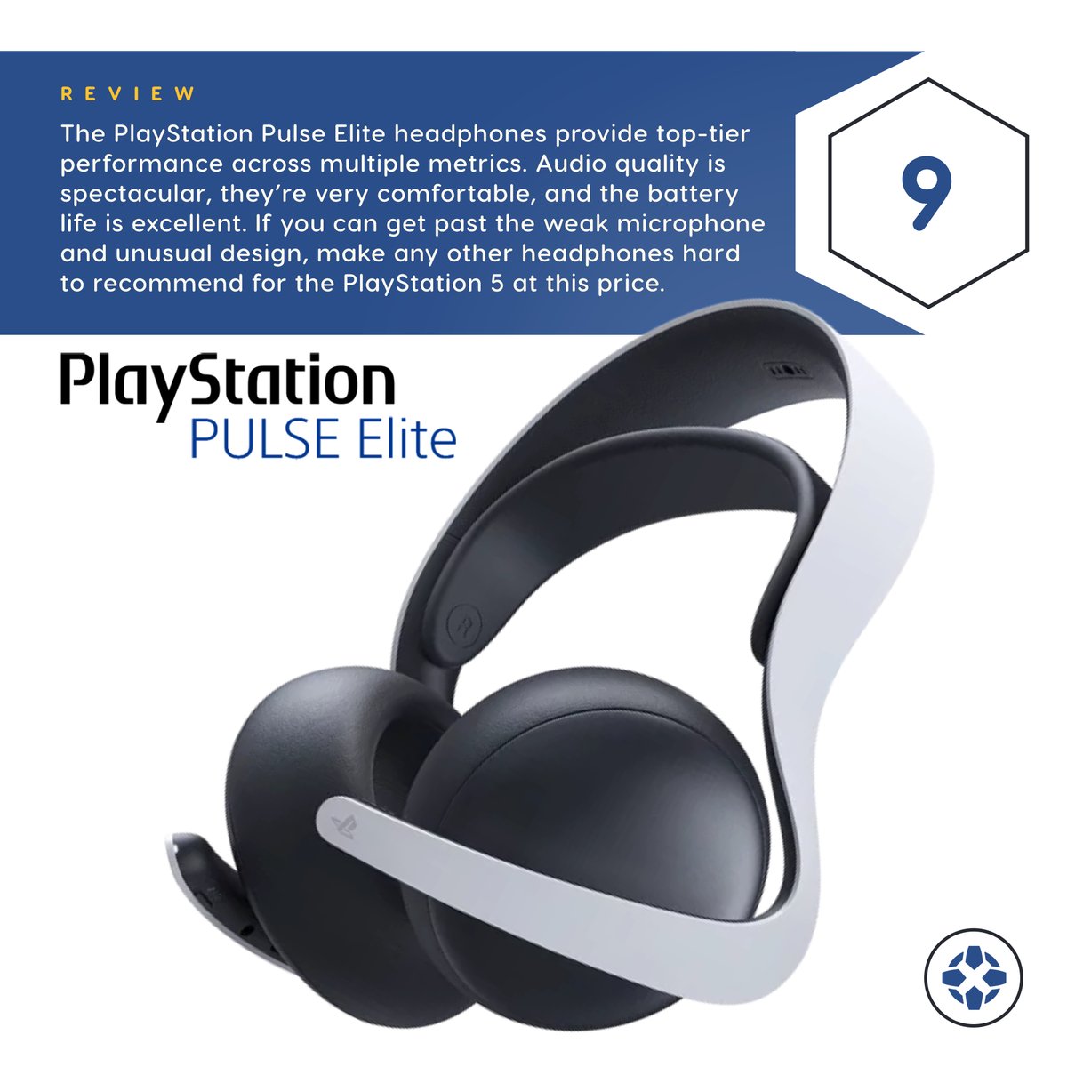 IGN's tweet photo. The PlayStation Pulse Elite headphones are well-priced and comfortable, with great audio quality and excellent bonus features making them worthy of the "elite" moniker.

Our review: https://t.co/mUvxVopkRg https://t.co/qqo7Z992OW