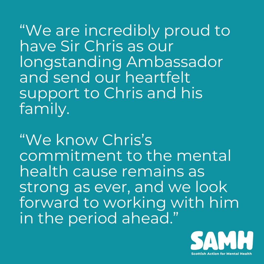 Billy Watson, our Chief Executive, reacts to Sir Chris Hoy’s news.