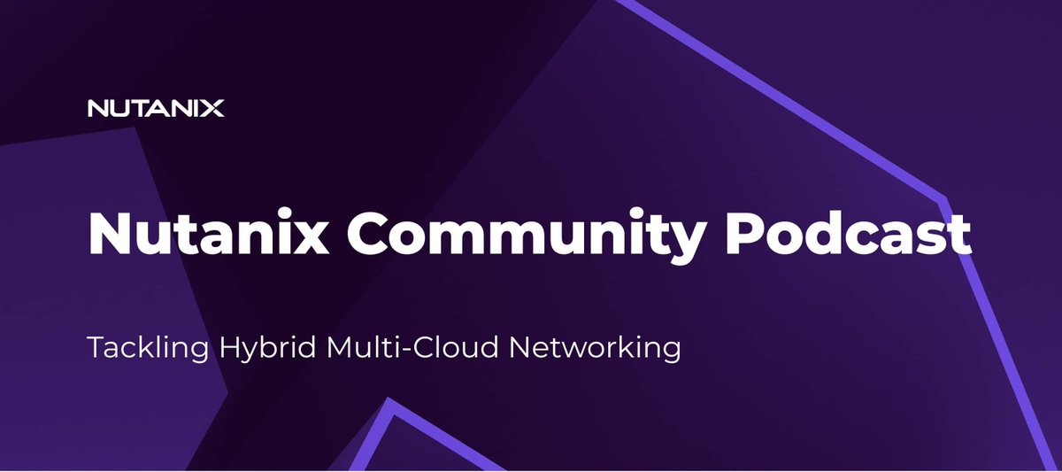 🎧 Nutanix Community Podcast: Tackling Hybrid Multicoud Networking Join @dlink7 as he chats with William Collins from @alkiranet on Tackling Hybrid Multicloud Networking. bit.ly/3SBS2gK