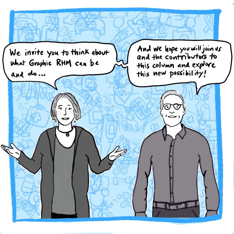 We’re excited to announce that the inaugural “Graphic RHM” column, co-edited by Catherine Gouge and Blake Scott as part of issue 6.4 is here! Check it out at: medicalrhetoric.com/graphicRHM/hom…

For more about Graphic RHM, please visit medicalrhetoric.com/graphicRHM.

#graphicmedicine #RHM