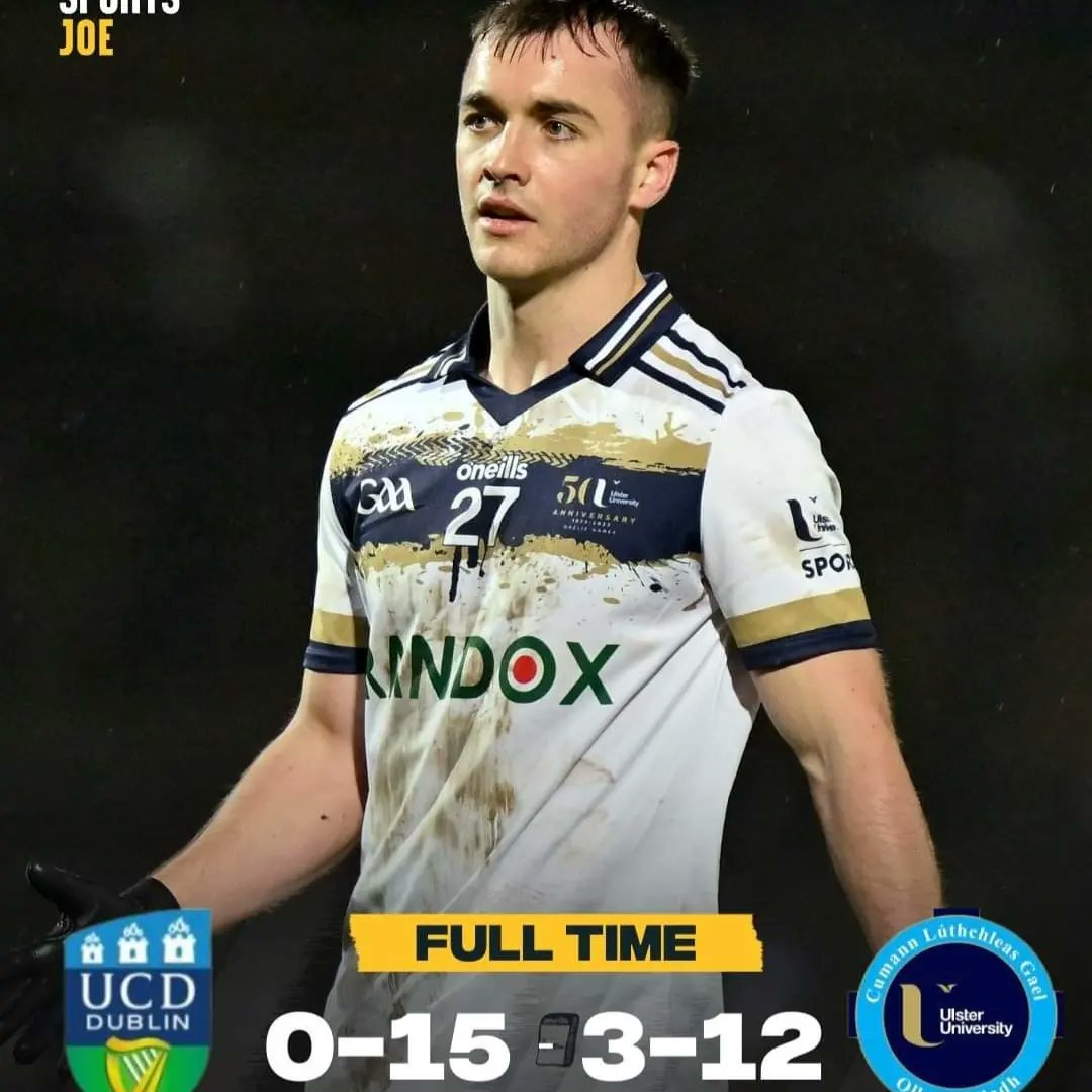 Massive congratulations to <a href="/UlsterUniGAA/">Ulster Uni Gaelic Academy</a> on lifting the Sigerson Cup earlier this week