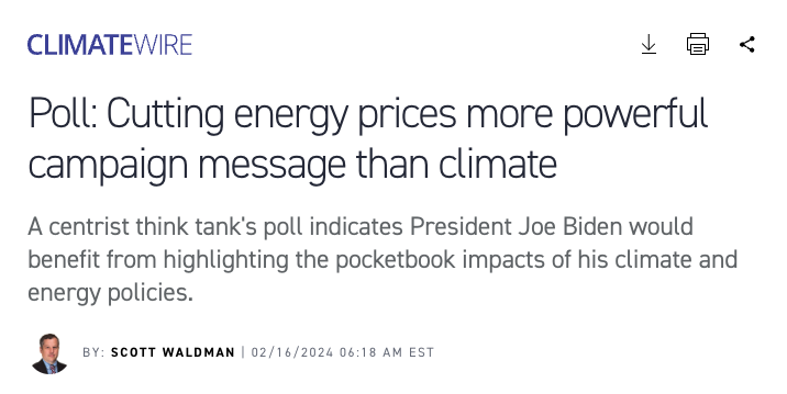 For the centrists, there's a contradiction between tackling climate and the cost of living. But the Green New Deal would do both at once—from policies to strengthen the social safety net to greening homes and passing rent control. subscriber.politicopro.com/article/eenews…