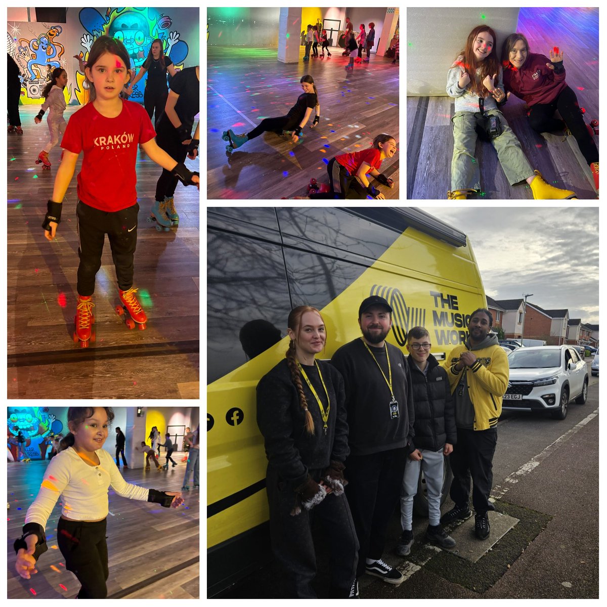 We've had a great half term of play ! we've toasted marshmallows, made bird feeders, enjoyed the mud slides and puddles that the rain bought, explored music making with @TheMusicWorksGL, played lots of football and finished the week with roller skating ! Phew what a week !