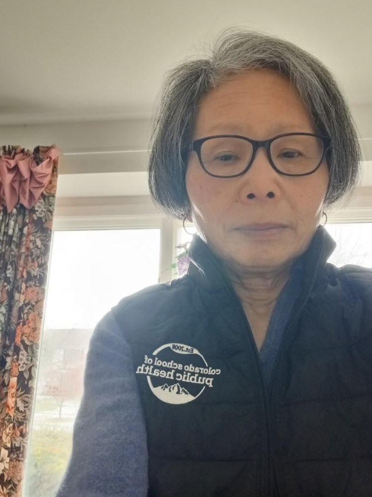 Wei Perng (@_whichwei) on Twitter photo My mom wearing a <a href="/ColoradoSPH/">ColoradoSPH</a> vest. I am surprised that (a) she’s wearing it, as she is picky about clothing, and (b) my mom knows how to take a selfie?! 🥰 My mom wearing a <a href="/ColoradoSPH/">ColoradoSPH</a> vest. I am surprised that (a) she’s wearing it, as she is picky about clothing, and (b) my mom knows how to take a selfie?! 🥰