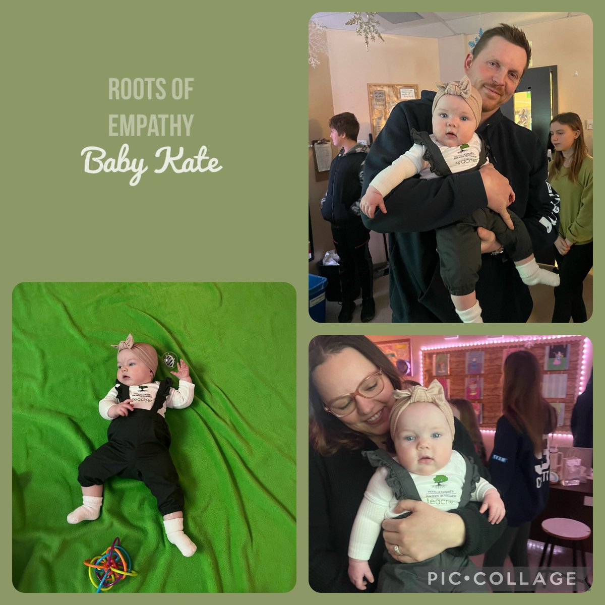 We had the best time today with Baby Kate, and both Mom & Dad here to experience the positive impact @RootsofEmpathy can have on our school community 💕@VillanovaSchool