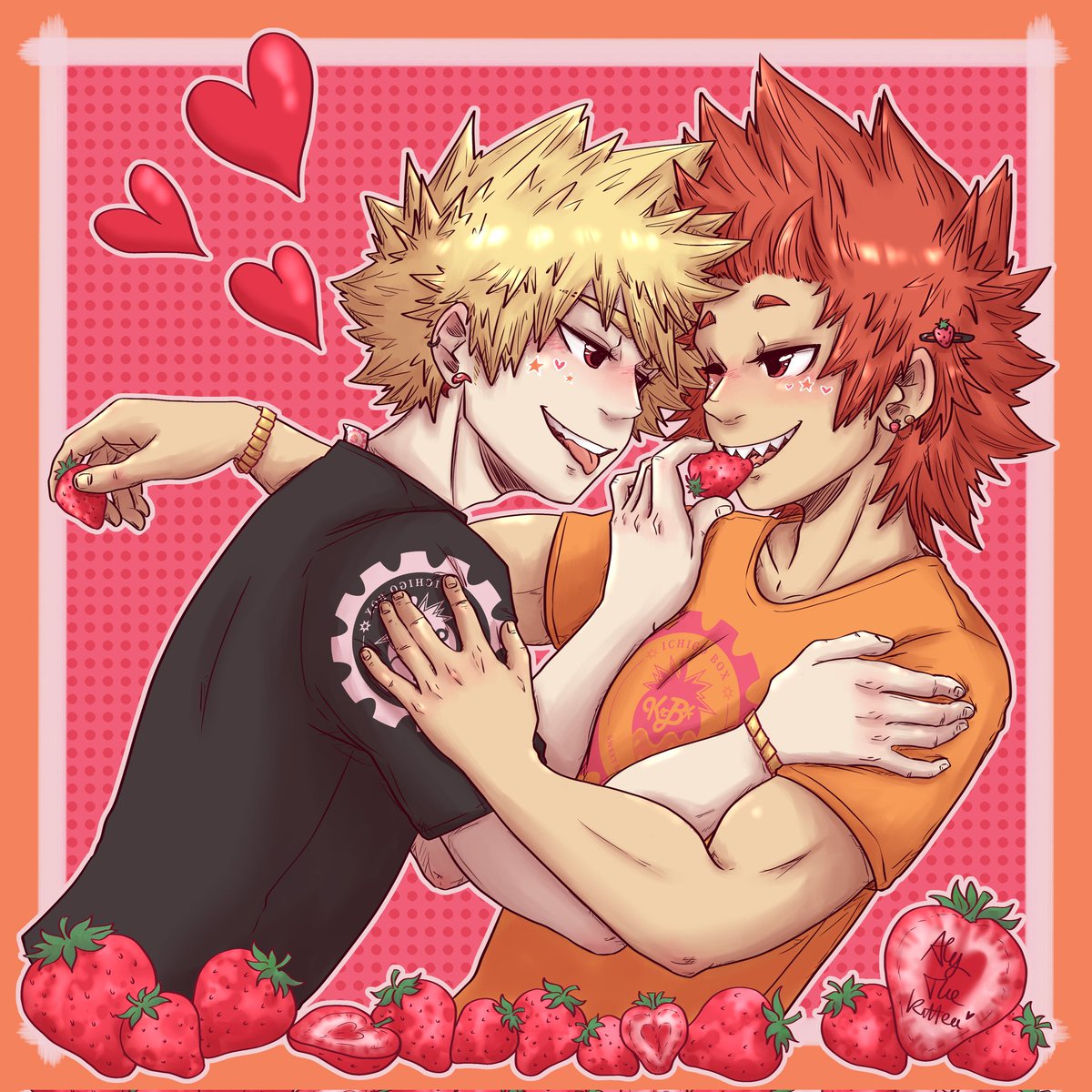 Finally I can officially share my <a href="/krbk_merch_box/">Ichigo Box - CLOSED</a> designs!!!
Aftersales are open if you want to buy some pieces merch without a bundle, there is also a raffle with 4 ita bags!!!
 
I have one print and two double design charms a contribute for this zine! (See them in thread ~)