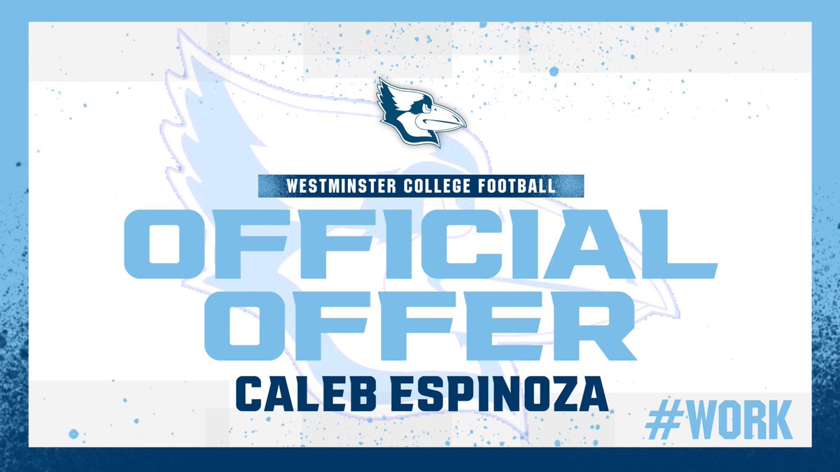 After a great conversation with Westminster college, I’m glad to receive my first offer!