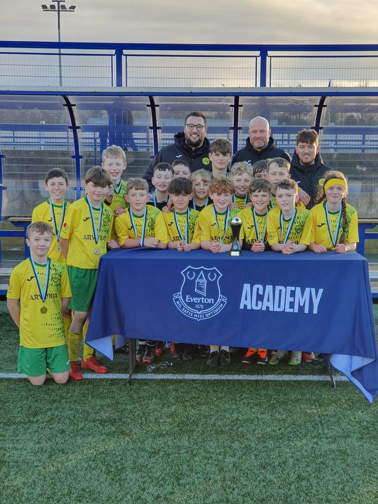 CfonTownAcademy's tweet photo. @Everton held a @FAWales Academies North U12's tournament at their Finch Farm training facility today. Congratulations to our @CfonTownAcademy U12's won the tournament with a fantastic performance. We'll done to the players andvthe coaches. #covis #development https://t.co/D59zAlDzSI