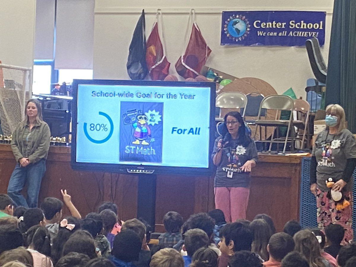 CenterPeabody's tweet photo. Only 5% more to reach our @STMath school goal for the year!   #mathrocks ⭐️ 🌪️ #LetsGo https://t.co/ImvhWlHEGQ
