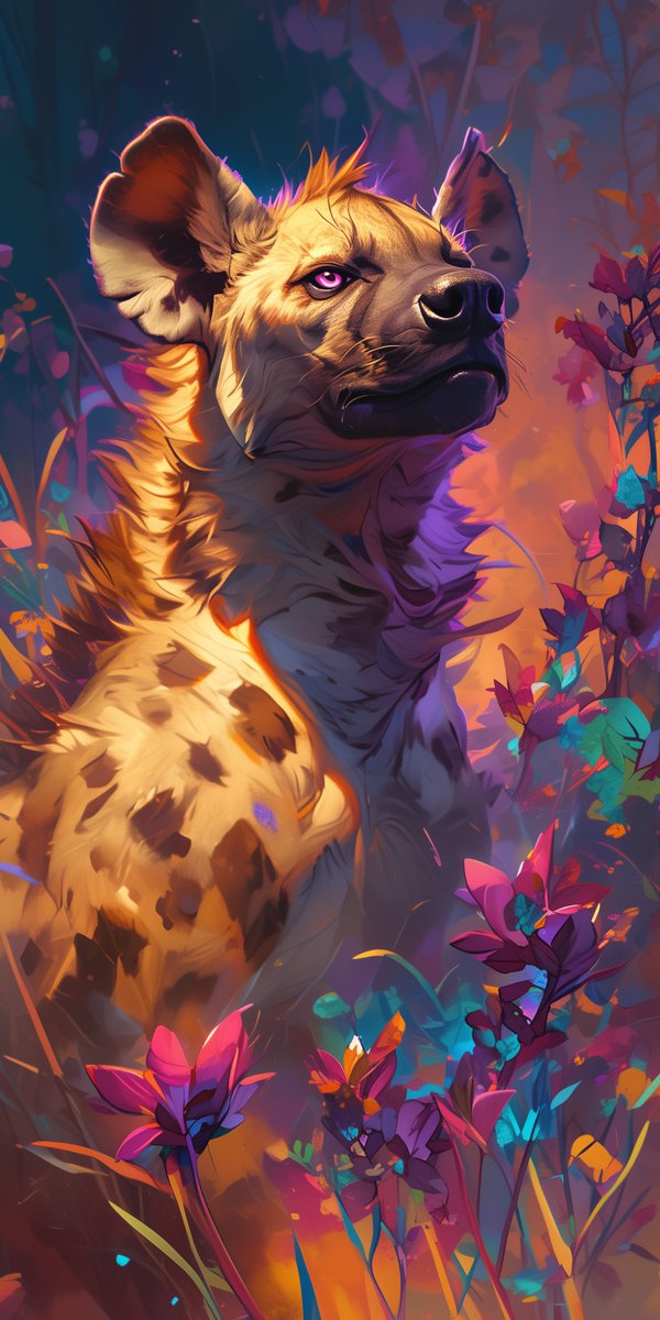 Soulsync777's tweet image. More and more Hyenas, and lots of colors, the best colors I have seen in my life 😺🎨🧡
#midjourney6 #AIArtwork #AIart