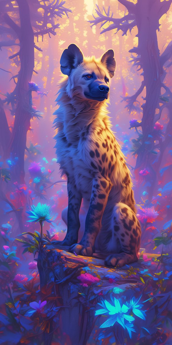 Soulsync777's tweet image. More and more Hyenas, and lots of colors, the best colors I have seen in my life 😺🎨🧡
#midjourney6 #AIArtwork #AIart