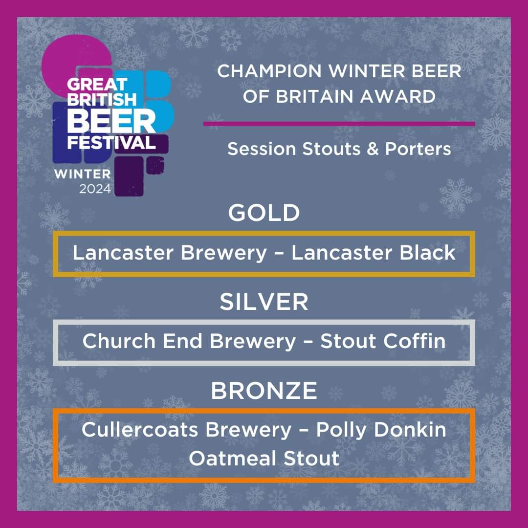 churchendbeer's tweet photo. So excited to announce we have won Silver award with
STOUT COFFIN 🥳🍻👏🏼👏🏼👏🏼
#winterbeeraward #stoutcoffin #silver #sessionstout #churchendbrewery #greatbritishbeerfestival https://t.co/VKeQvqex03