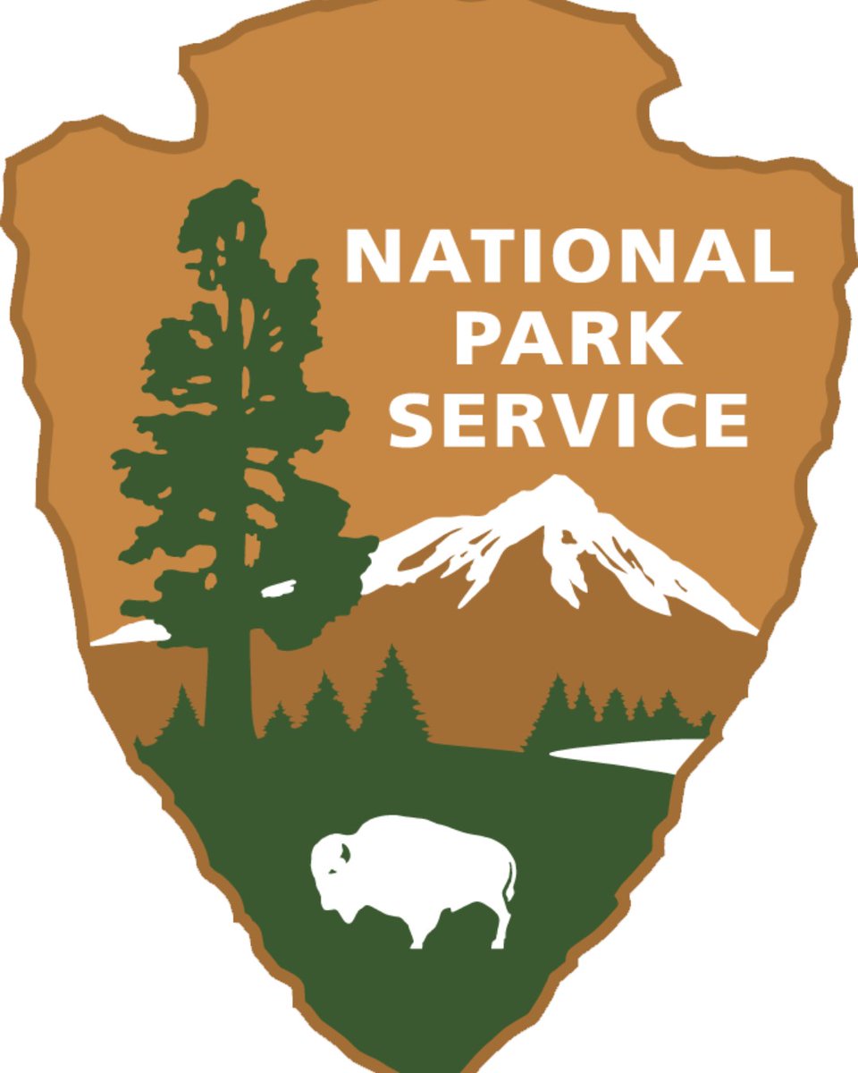 Due to inclement weather, unsafe road conditions, and forecasted weather reports, the park will close early today, Friday, 2/16/2024, at 2:00pm. At this time, we plan to open as scheduled on Saturday 2/17/2024. Image: National Park Service arrowhead