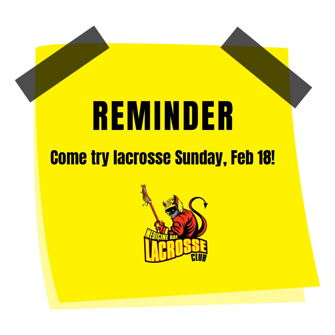 Medicine Hat Lacrosse Club tweet media