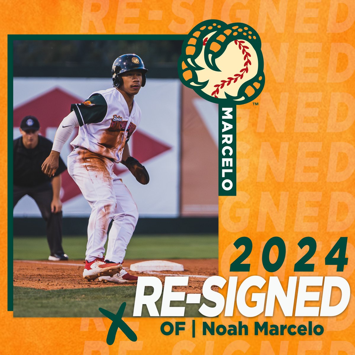 BoiseHawks's tweet photo. OF Noah Marcelo will be back with the Hawks for the 2024 season!

Marcelo played in 40 games last summer, including 25 starts. He batted .292 with a .370 on-base percentage.

Welcome back, Noah! https://t.co/4Whck7yElu