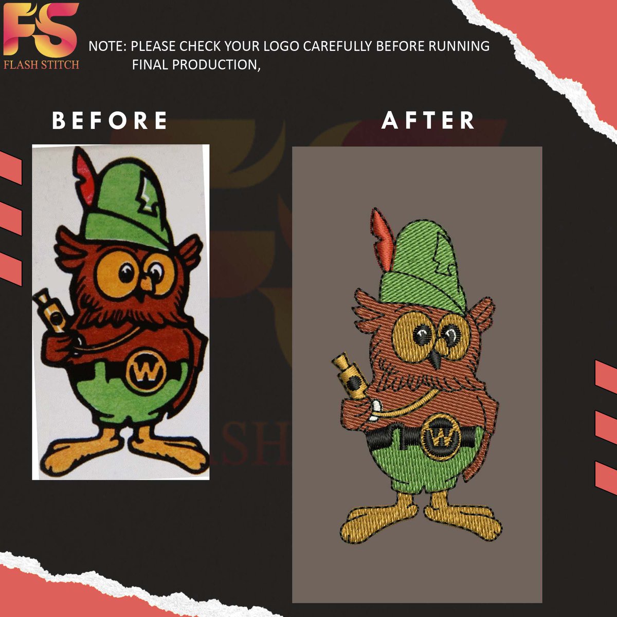 We know how to make our customers happy, provide quality designs, quick turnaround time and flexible prices
Email us At: flashstitch70@gmail.com
#embroidered #custom #digitizing #customized #girlsfashion #black #PatchTuesday #embroidery