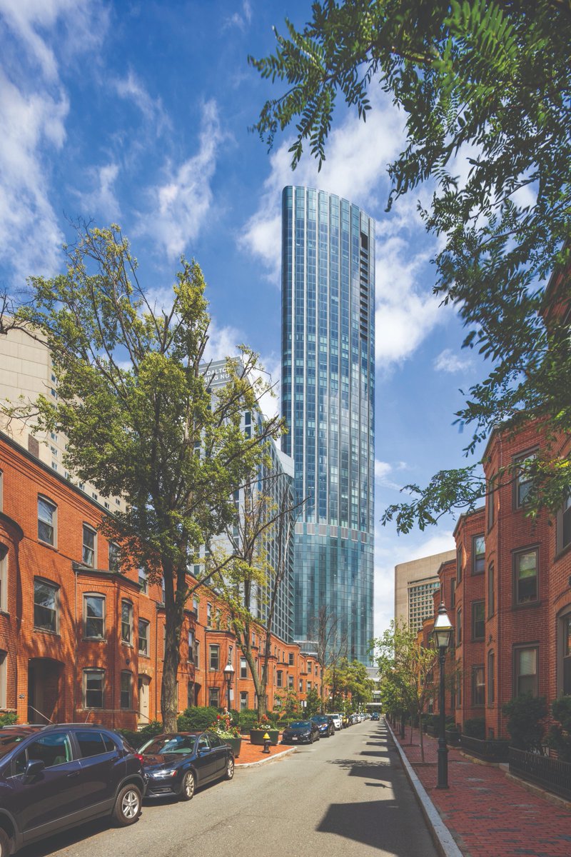 CVUrbanism's tweet photo. #tallbuildingtuesday At 228 meters, the Four Seasons Hotel and Private Residences, One Dalton Street in Boston is the category winner of the 2022 CTBUH Awards, Best Tall Building, by Height, 200-299 meters. https://t.co/Wdt2aCulzD https://t.co/Er3nB5LQg3