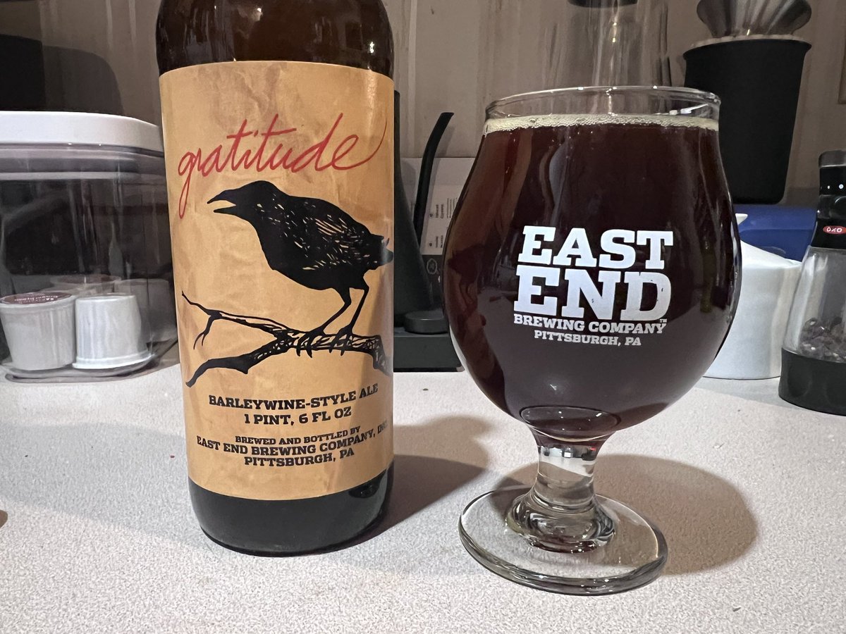 justindugan's tweet photo. Hey @EastEndBrewing !  What year is this Gratitude?  I’ve had it for a long time and don’t remember. https://t.co/EPIx6cob80