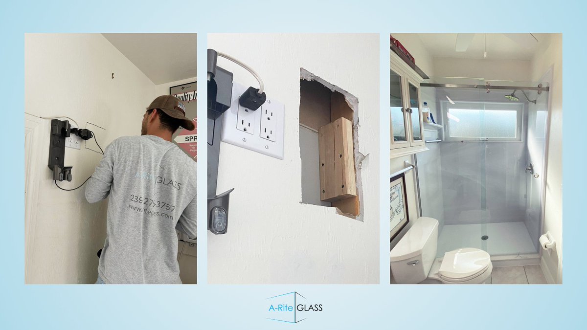 flglasscompany's tweet photo. No stud? No Problem! Contact us today for a quote!
๐ https://t.co/5ZrVB4Zd0D
#ProblemSolver #BathroomRemodel #AriteGlass #Glass #Frameless #Shower #FortMyers #Naples #FortMyersBeach #Sanibel #CapeCoral #Contractor #Realty #HomeDesign #Construction #Designer #DesignGroup #swfl https://t.co/HBVwhOOI6B