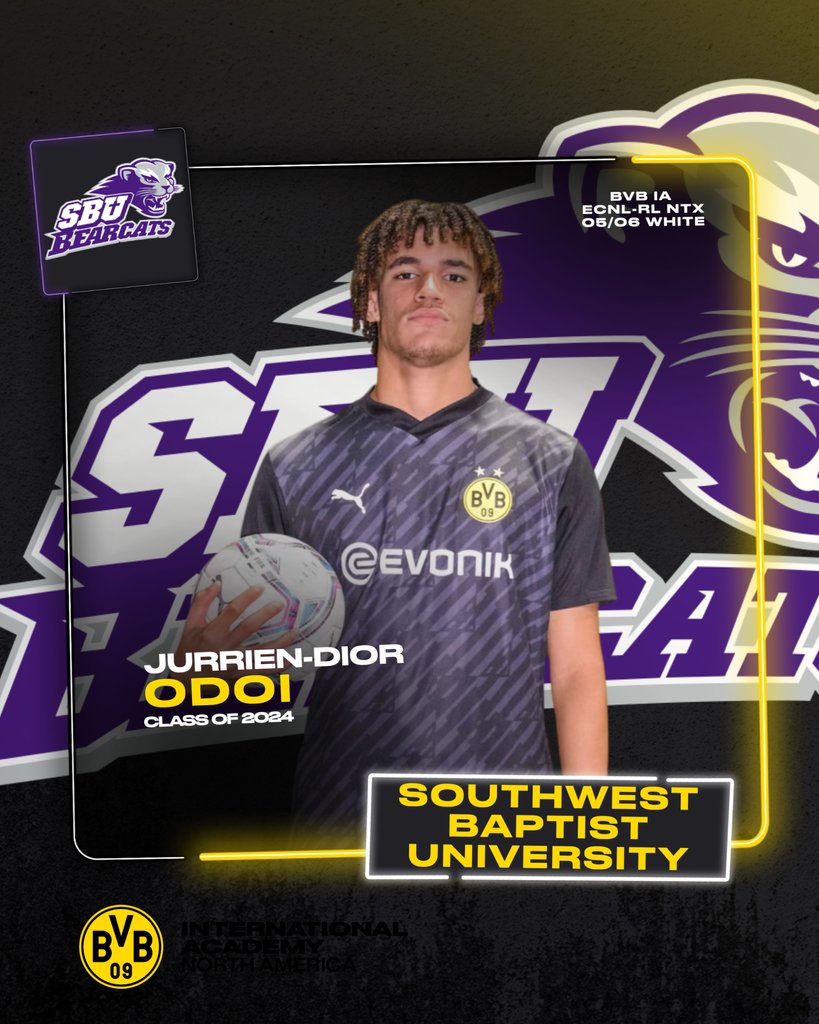 Congratulations to our Jurrien-Dior Odoi on his commitment to Southwest Baptist University!⁠
⁠
Lets GO!!!⁠
⁠
#bvb #bvbdna