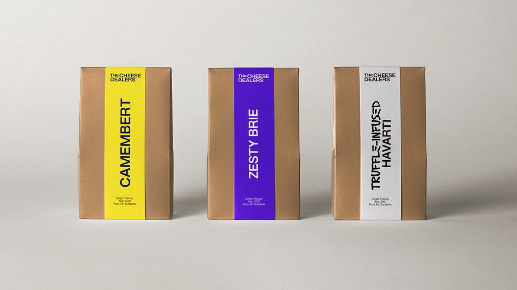 Pssst... you got any of the good stuff? English designer Giulia Boggio plays up the addictive qualities of a great cheese with their imaginative concept for a cheese shop called The Cheese Dealers. Read and see more on The Dieline! l8r.it/dqwO
