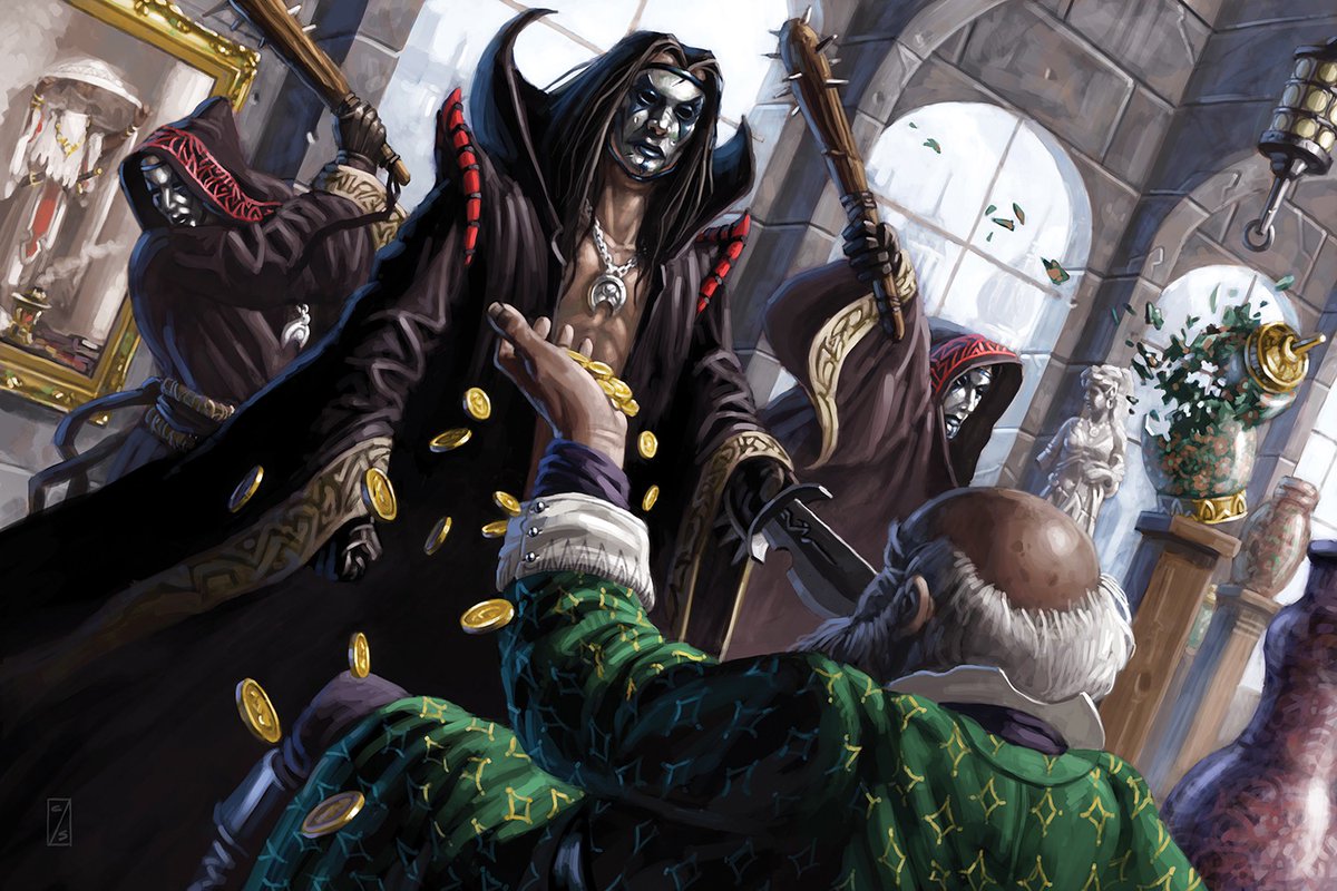 I got a message from Razmir with all of your PCs stats  and he warns that you PC is in serious danger of having their soul go to some scam deity after death. I'm going to need you to put all your character's wealth in a bag and give it to the Razmir Temple for safe keeping ASAP.