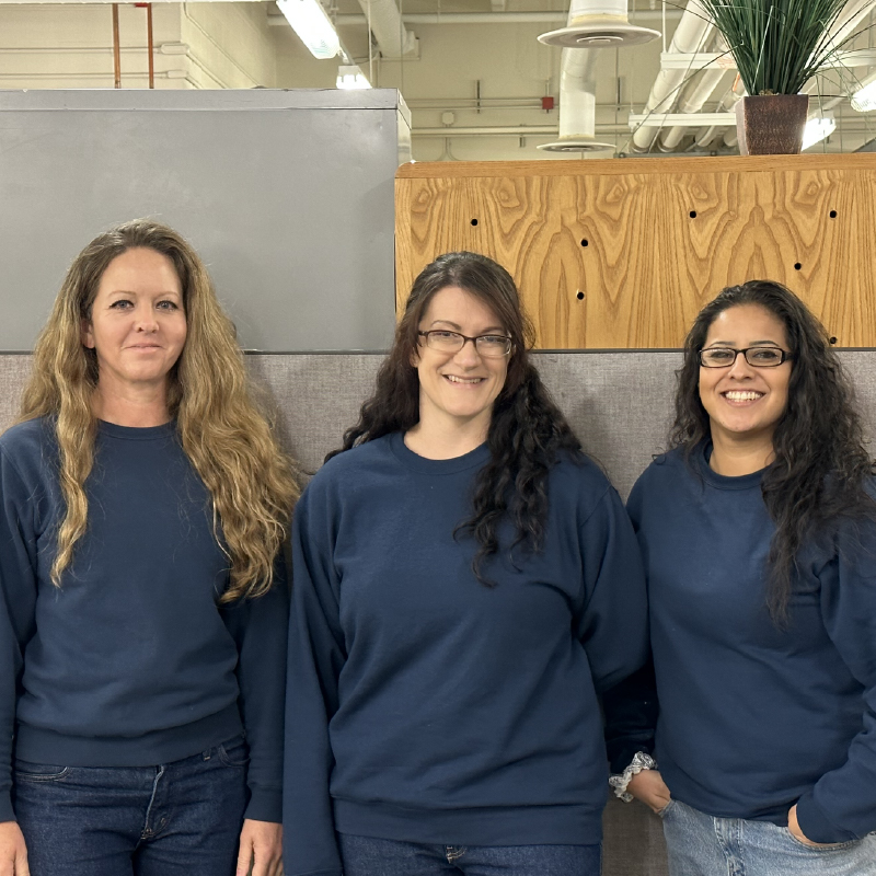 OregonCorrect's tweet image. After a program closure at CCCF, skilled computer operators were idle. The expansion of the OCE Graphic Design Team to CCCF leveraged talents like Mari, Jacki, and Dani. With leadership support, they're now enhancing skills in 3D rendering and multi-media editing. #OCEPrograms