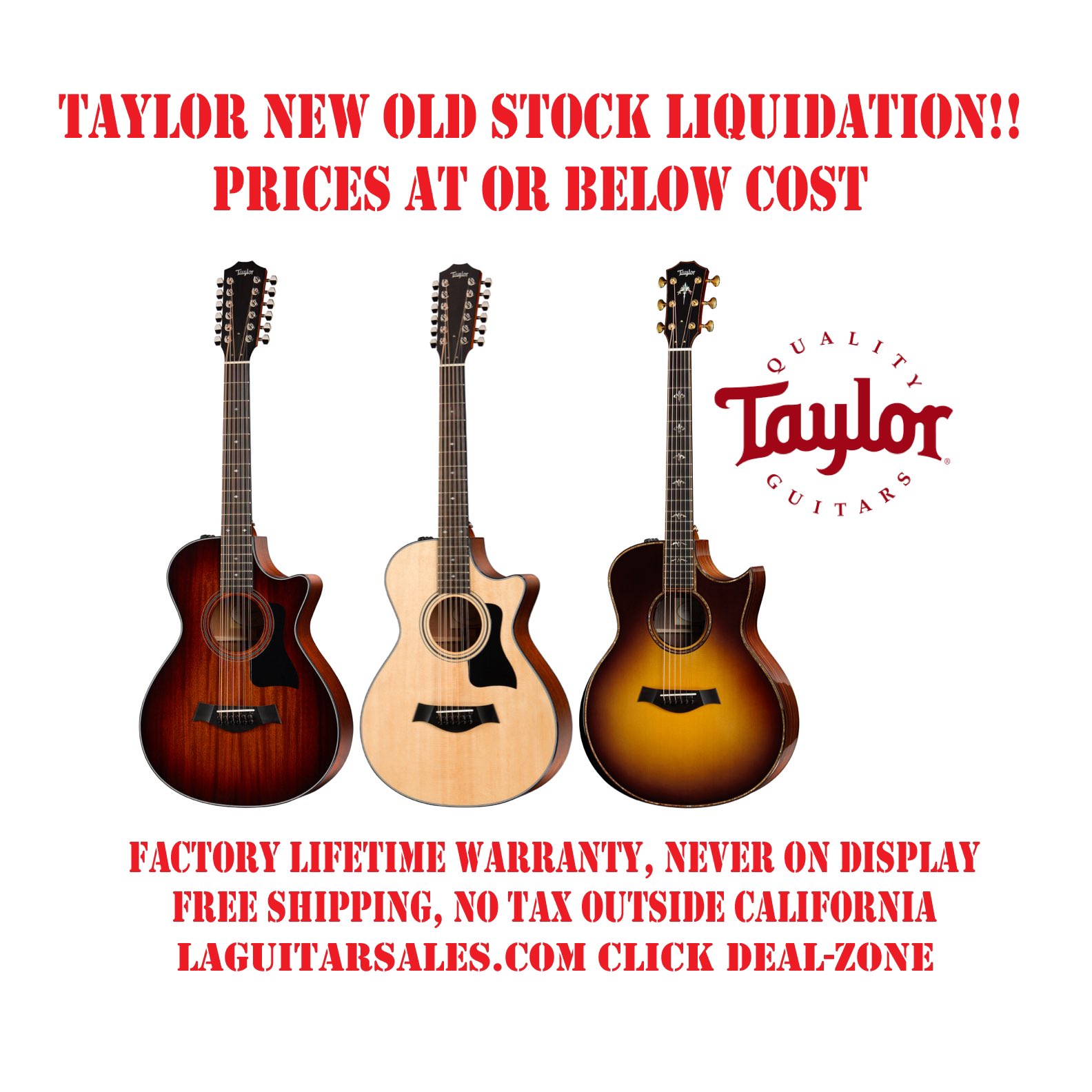 La guitar on sale