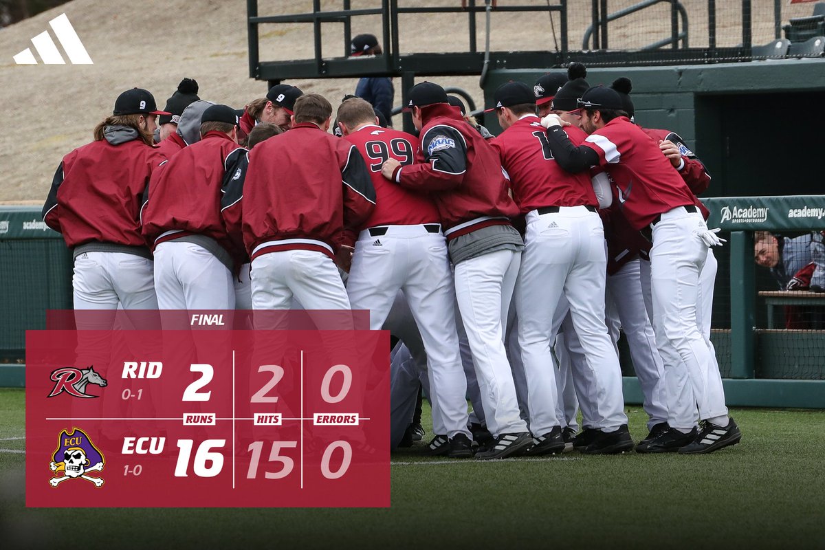 #11 ECU 16, Rider 2 - Final Kyle Neri homers twice in his collegiate debut and Christian Aiello ties a career-high with five strike outs on opening day. #GoBroncs #MAACBaseball