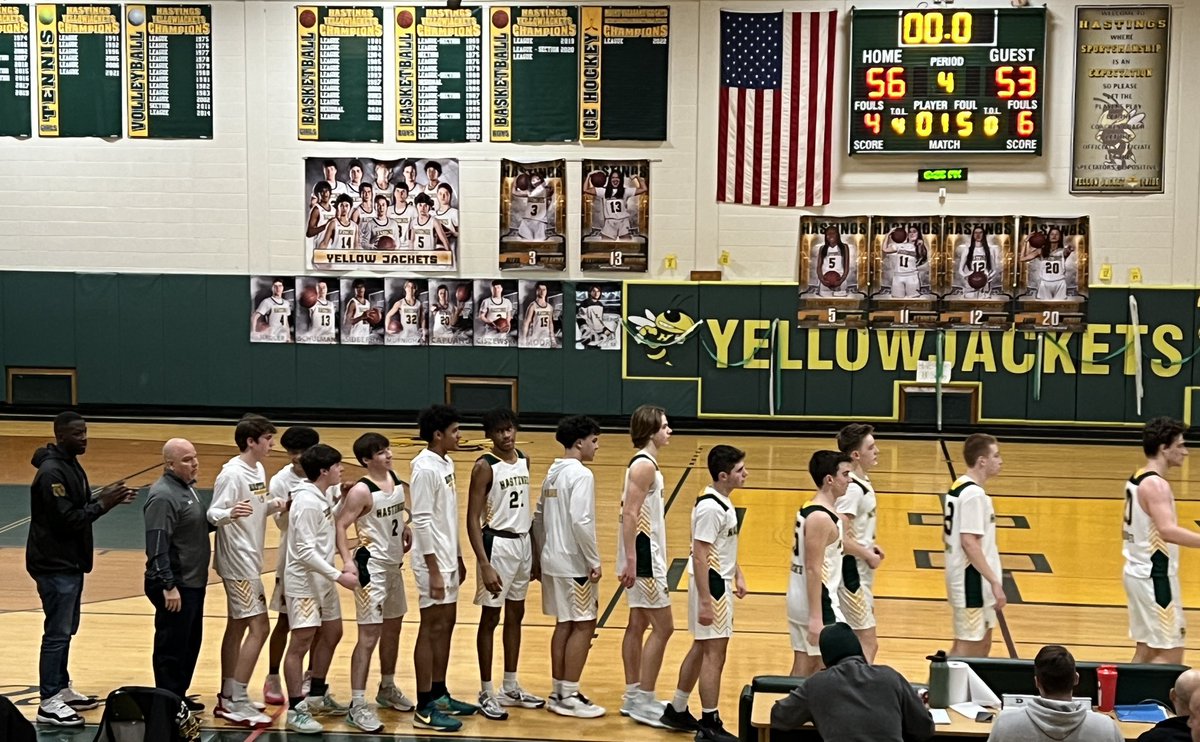 Thx to our fans for supporting the team in a tight win today vs Lakeland! Stayed interesting until the end.

Capuano 24
Heilakka 10
Schulman 6
Murnighan 6
Moore 6
Sidberry 2
L. Ciszewski 2

Next up Hen Hud @ home on Wed!

<a href="/KDJmedia1/">Kevin Devaney Jr.</a> <a href="/lohudhoopsmbd/">lohudhoopsmbd</a> <a href="/lohudsports/">lohud sports</a> <a href="/HastingsBooster/">Hastings Boosters</a>